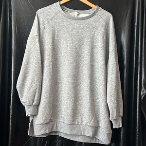 For Love And Lemons Gray Crewneck Sweater